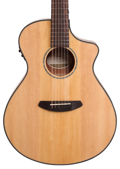 Breedlove Pursuit Series 12-String Concert AC/EL Guitar - Natural w/ Gigbag (PURSUIT12)