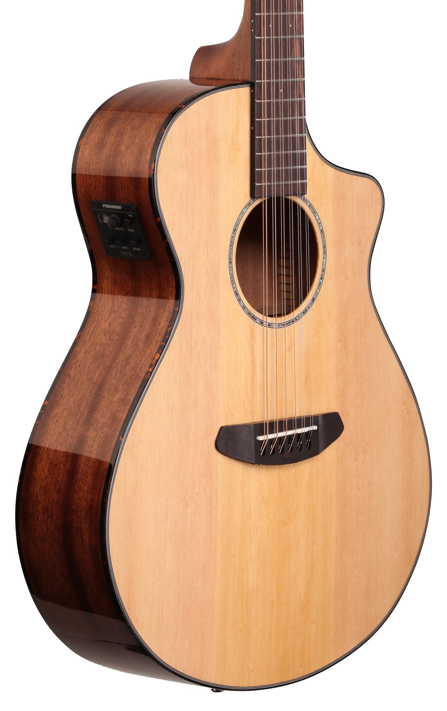 Breedlove Pursuit Series 12-String Concert AC/EL Guitar - Natural w/ Gigbag (PURSUIT12)