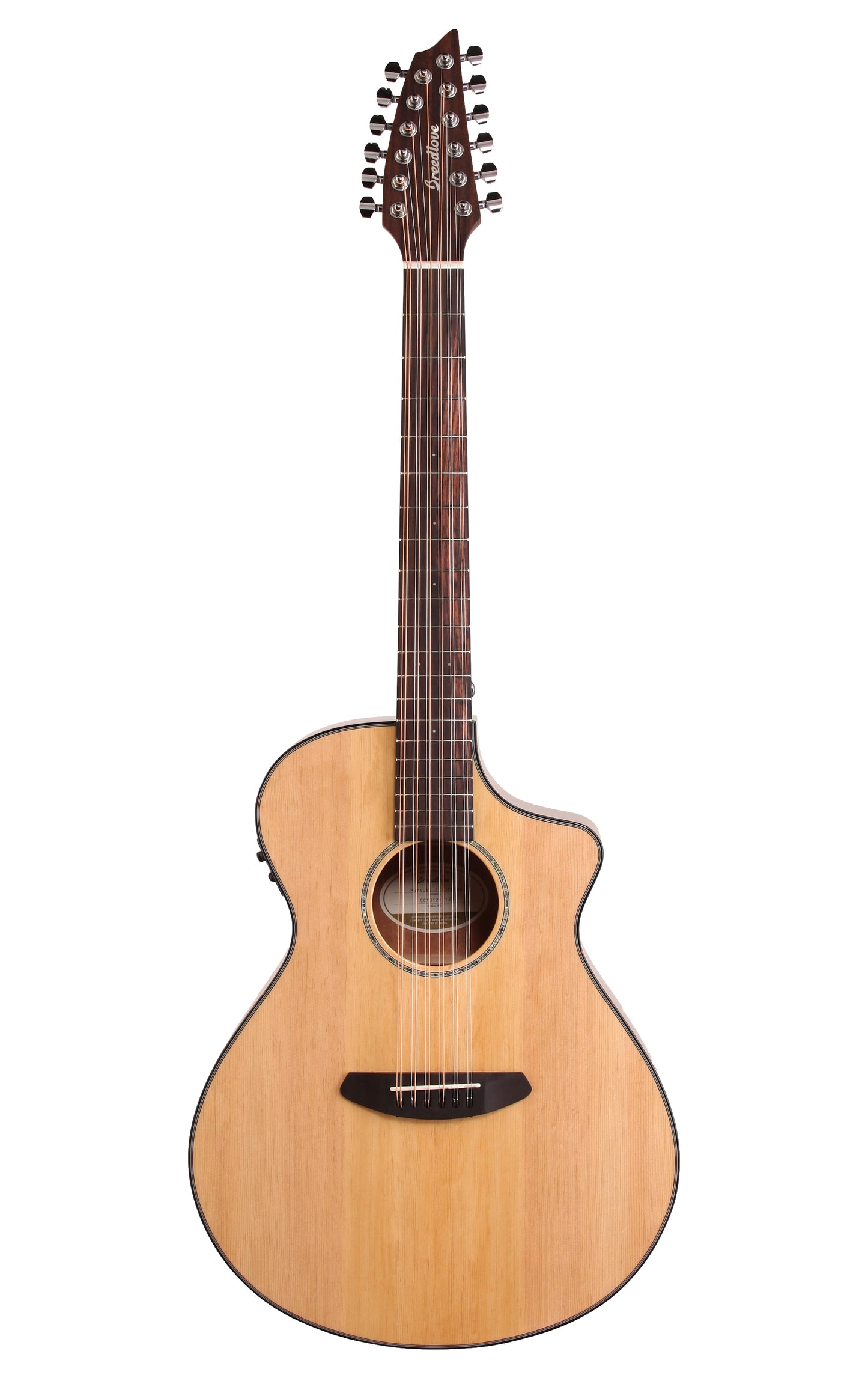 Breedlove Pursuit Series 12-String Concert AC/EL Guitar - Natural w/ Gigbag (PURSUIT12)