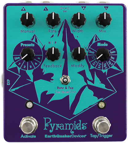 EarthQuaker Devices Pyramids Stereo Flanging Pedal