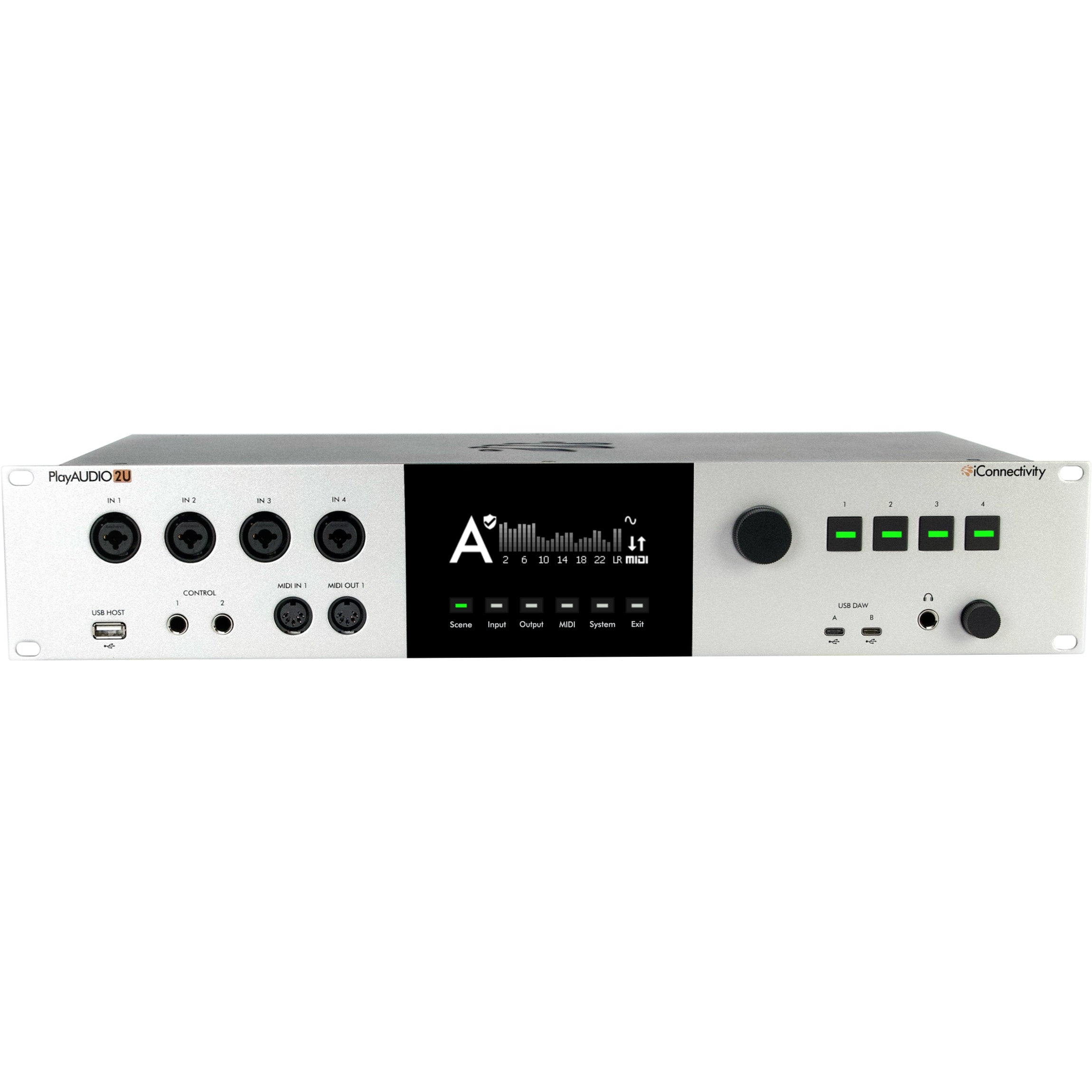 IConnectivity PlayAudio2u Professional Multi-Channel Audio and MIDI In ...