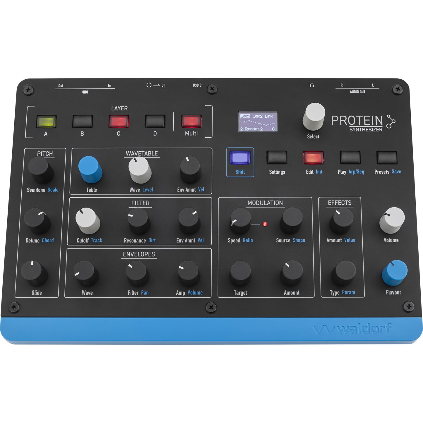 Waldorf Protein Wavetable Synthesizer