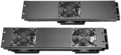 Middle Atlantic QFP-1 3-Space Fan Panel, Textured or Anodized Finish