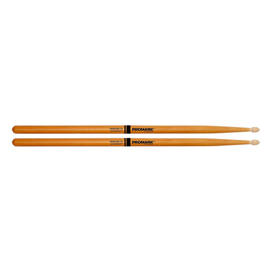 Promark ActiveGrip Rebound 7A Drumsticks, Acorn Tip, Clear