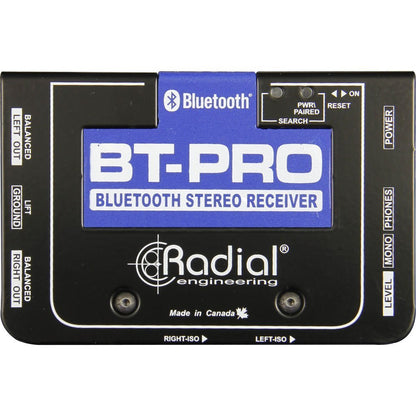 Radial BT-Pro BlueTooth Wireless Receiver w/ Stereo DI Outputs