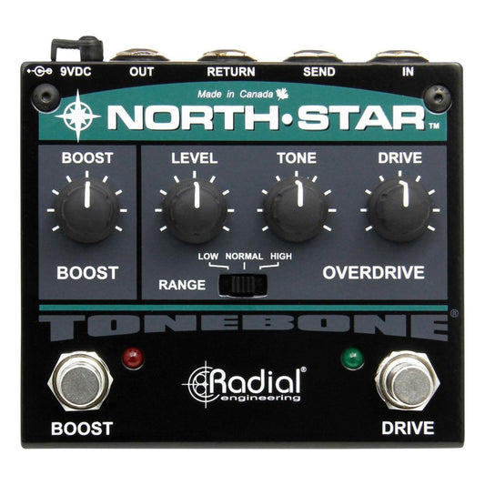 Radial Engineering Tonebone Series North-Star Overdrive and Boost Pedal