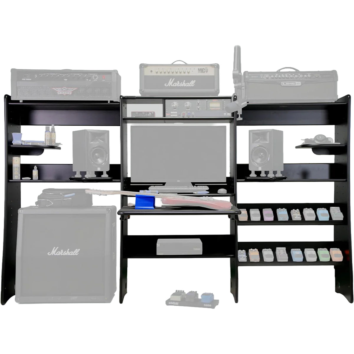 RAB Audio Guitar Studio Racking System - the Workstation