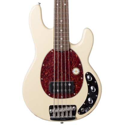Sterling By Music Man Ray 35 Classic Active 5 String Bass in Vintage Cream (RAY35CAVCR)