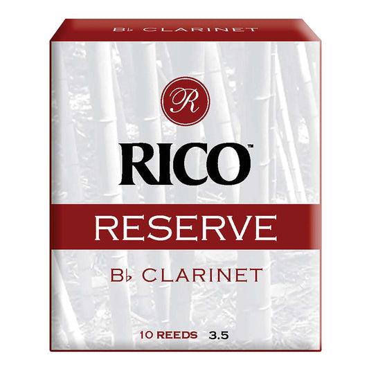 D'addario Rico Reserve Bb Clarinet Reeds, Strength 3.5, 10-Pack
