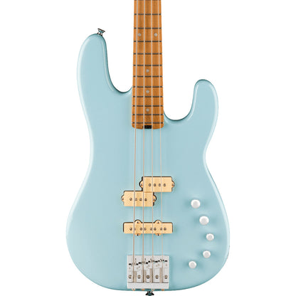 Charvel Pro-Mod San Dimas Bass PJ IV Caramelized Maple Sonic Blue