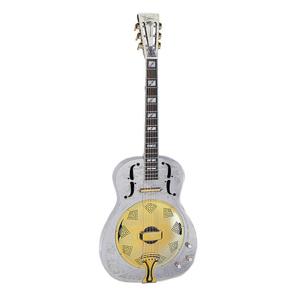 Dean Chrome G Acoustic/Elec Resonator Guitar in Chrome and Gold RESCG
