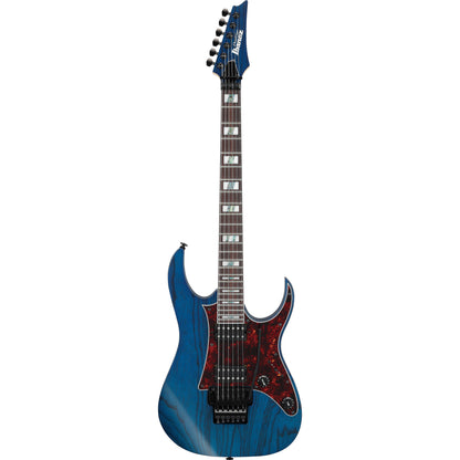 Ibanez RG653DX RG Prestige 6-String Electric Guitar - Transparent Deep Blue Flat