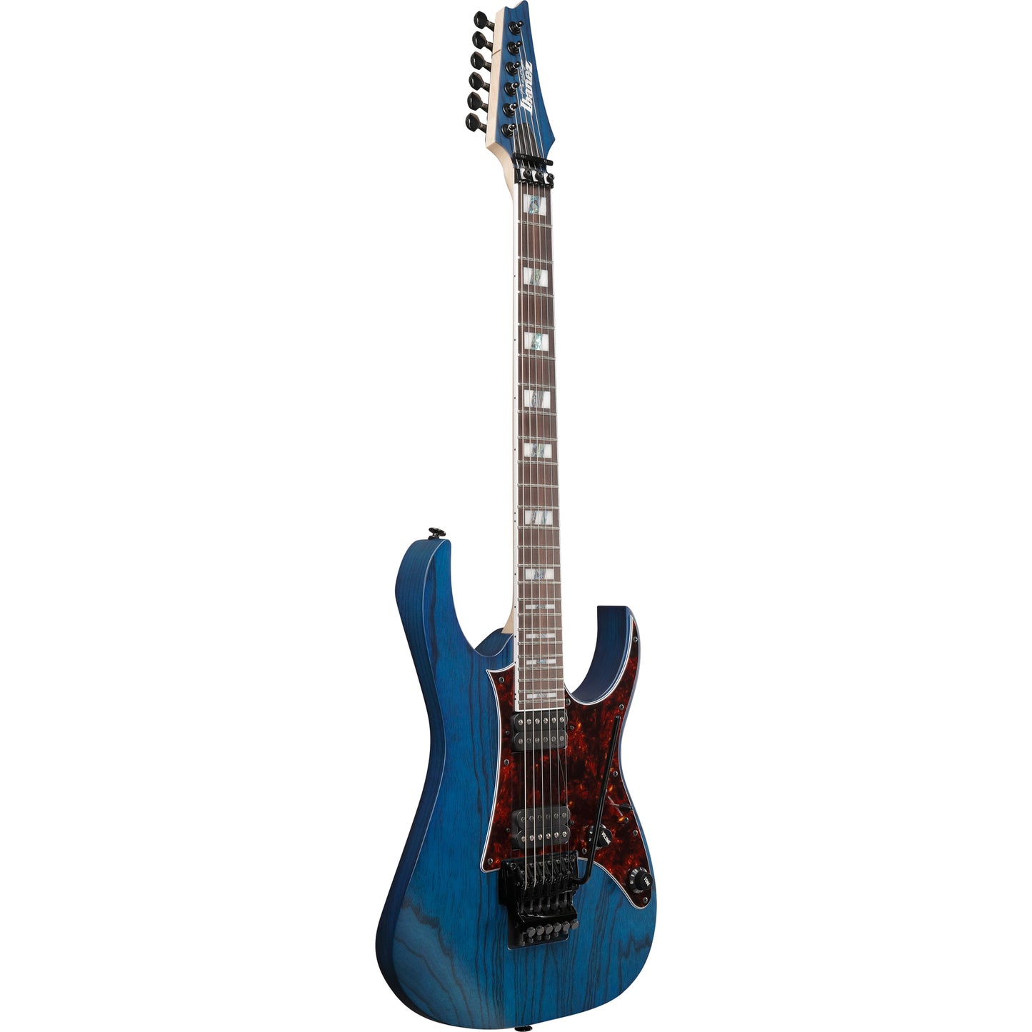 Ibanez RG653DX RG Prestige 6-String Electric Guitar - Transparent Deep Blue Flat