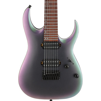 Ibanez RGA742EX RGA Standard 7-String Electric Guitar - Black Aurora Burst Matte