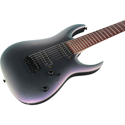 Ibanez RGA742EX RGA Standard 7-String Electric Guitar - Black Aurora Burst Matte