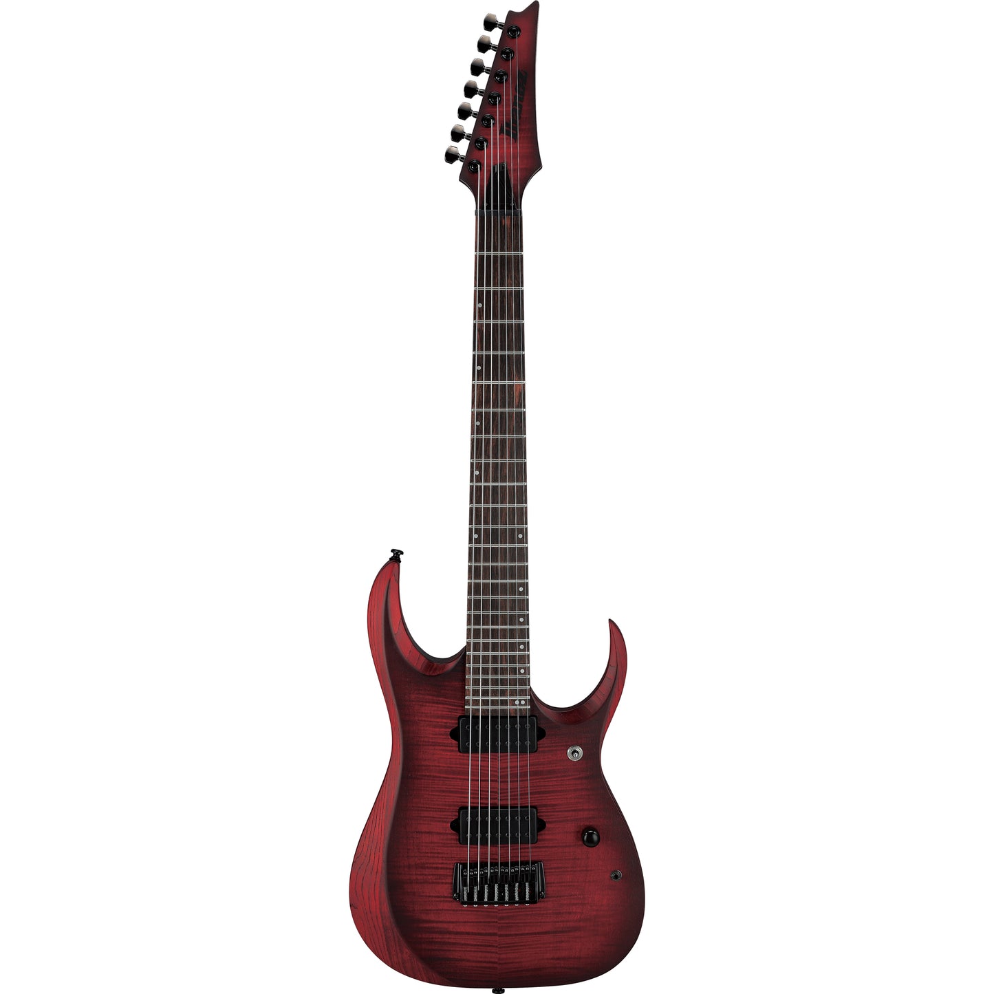 Ibanez RGD721FA RGD 7-String Electric Guitar - Stained Wine Red Burst Flat