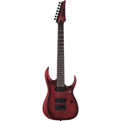 Ibanez RGD721FA RGD 7-String Electric Guitar - Stained Wine Red Burst Flat