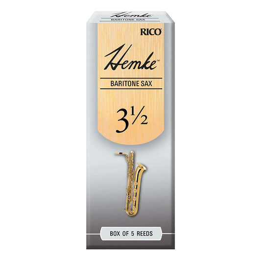Hemke Baritone Sax Reeds, Strength 3.5, 5-pack