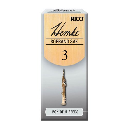 Rico Frederick Hemke Soprano Sax Reeds, 5ct, 3.0 Strength