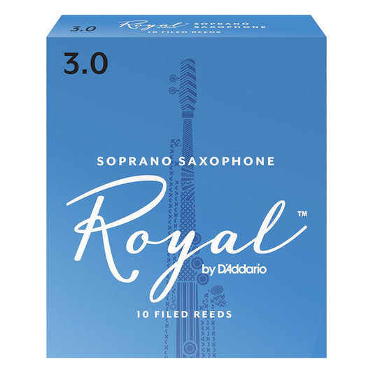 Rico Royal Soprano Saxophone 10-Pack 3 Strength