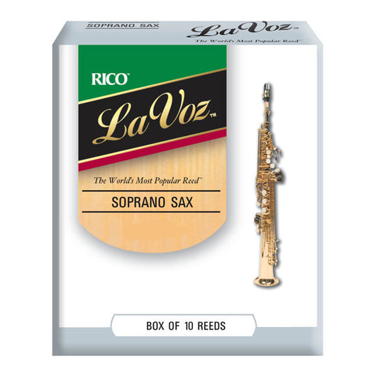 Rico RIC10SF Lavoz Soprano Sax Reeds, 10CT, Medium Soft Strength