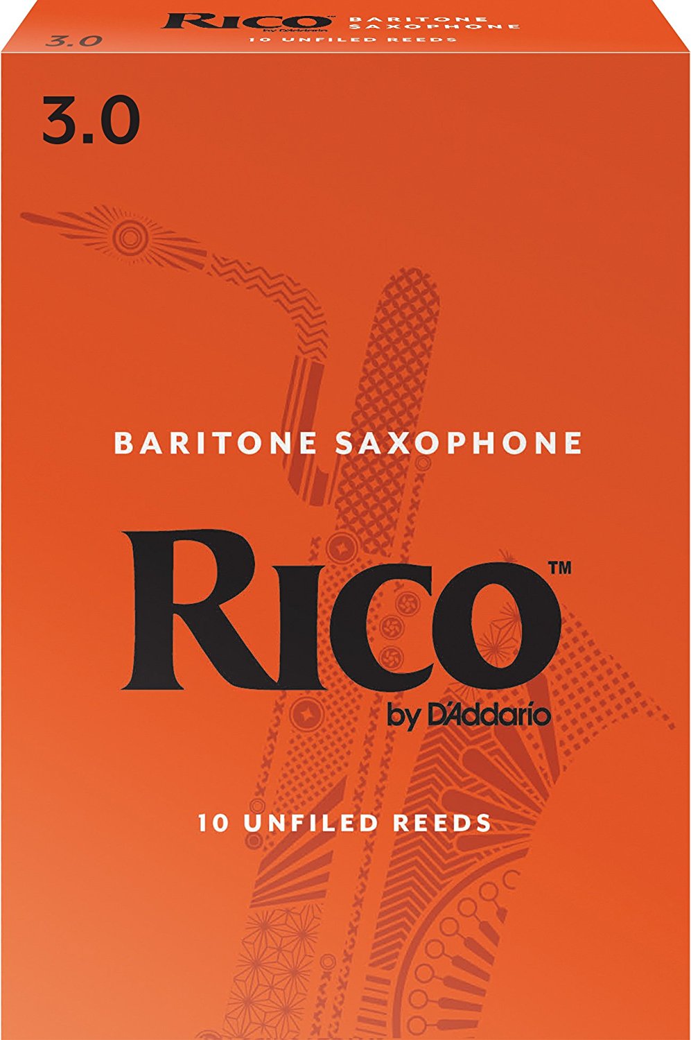 Rico Baritone Sax Reeds Strength 3.0 10-pack