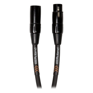 Roland Black Series Heavy-Duty XLR to XLR Balanced Microphone Cable (5')