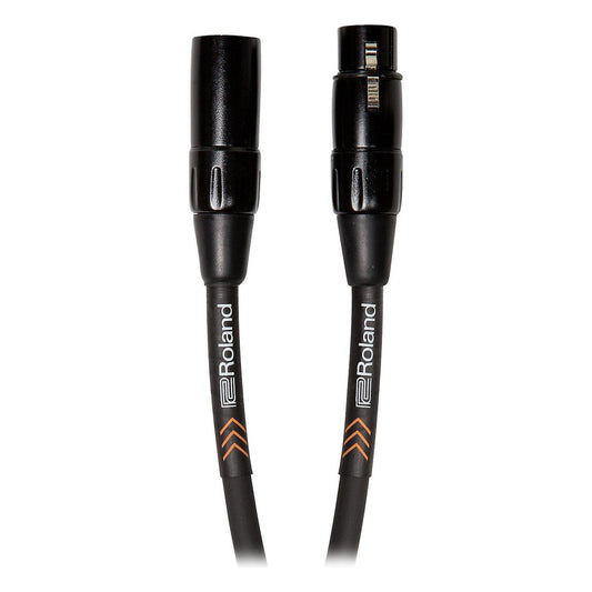 Roland Black Series Heavy-Duty XLR to XLR Balanced Microphone Cable (5')