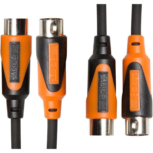 Roland Black Series Dual MIDI Cable 10ft Black