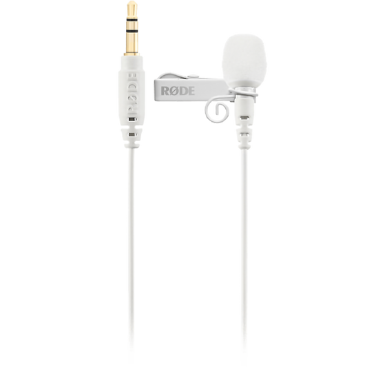 Rode Lavalier GO Omnidirectional Lavalier Microphone, White