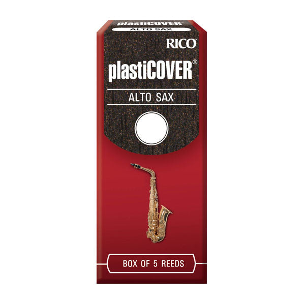 Rico Plasticover Alto Saxophone Eb Reeds 5-Pack 3.0 Strength