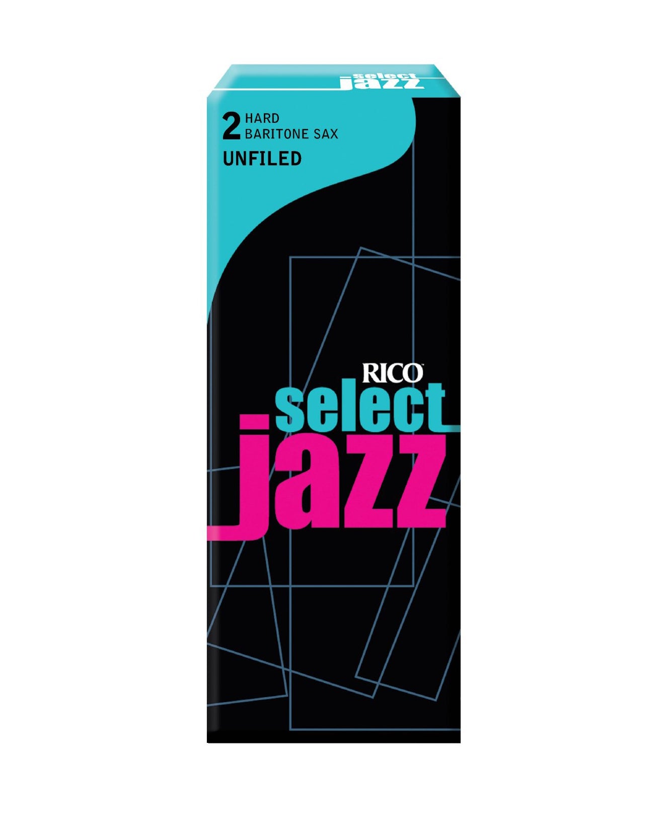 Rico Jazz Select Unfiled Baritone Saxophone Reeds, 2H