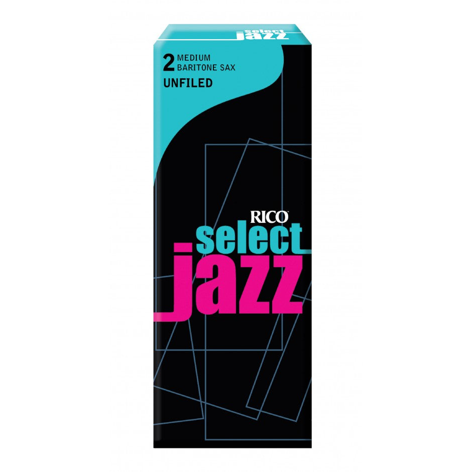 Rico Jazz Select Unfiled Baritone Saxophone Reeds, 2M