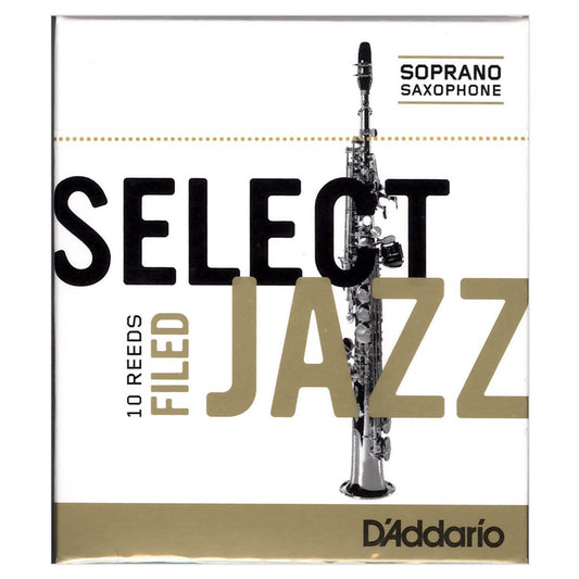 D’ADDARIO SELECT JAZZ FILED REEDS 2 SOFT SOPRANO SAXOPHONE