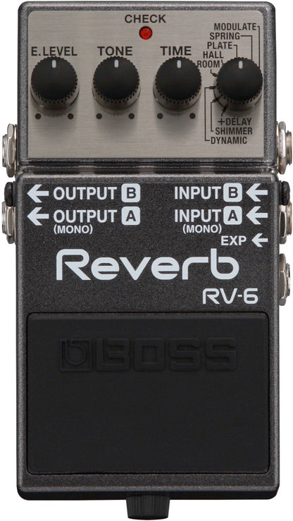 Boss RV-6 Digital Delay/Reverb Guitar Effects Pedal