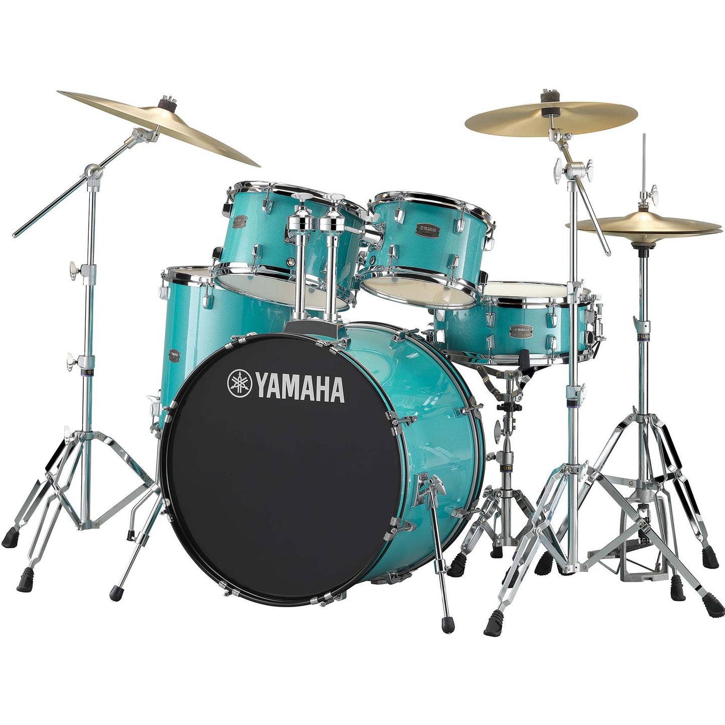 Yamaha Rydeen 5-Piece Drum Set - Turquoise Glitter