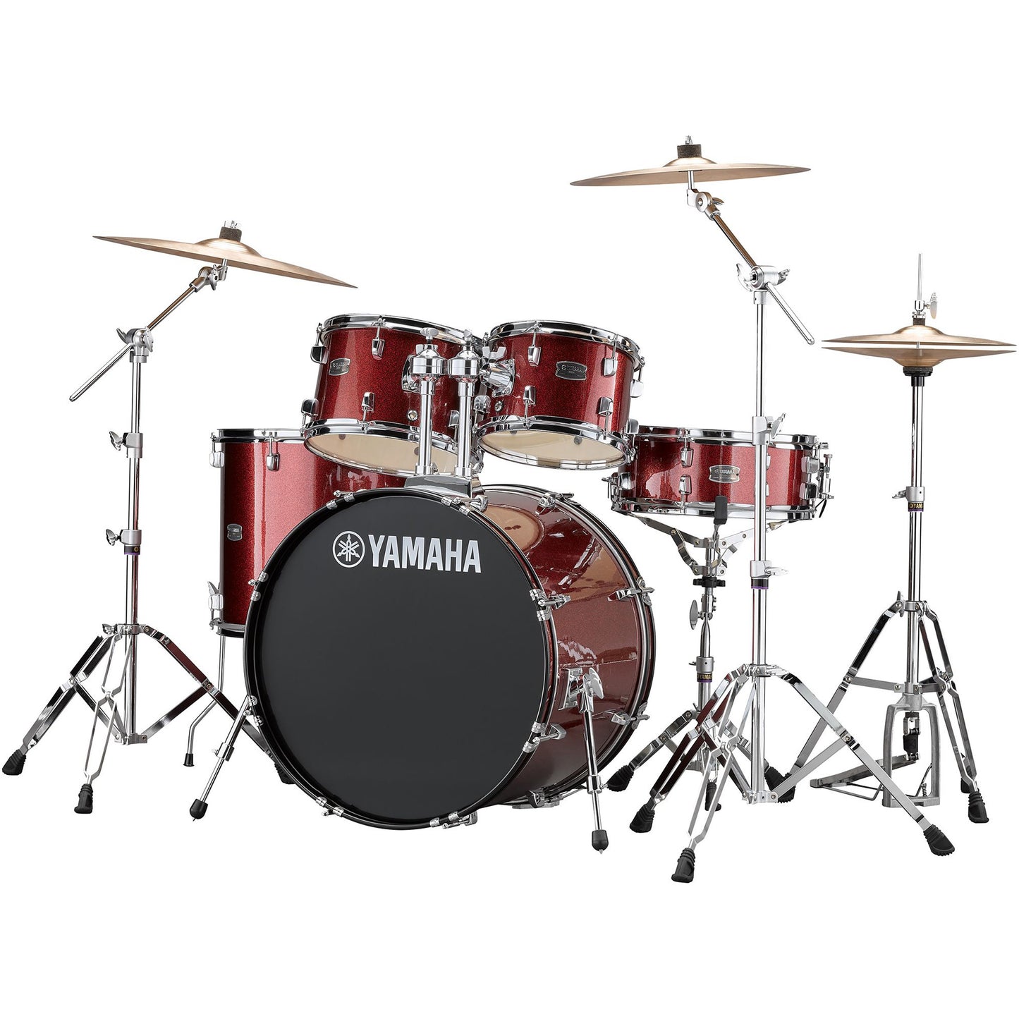 Yamaha Rydeen 5-Piece Drum Set - Burgundy Glitter