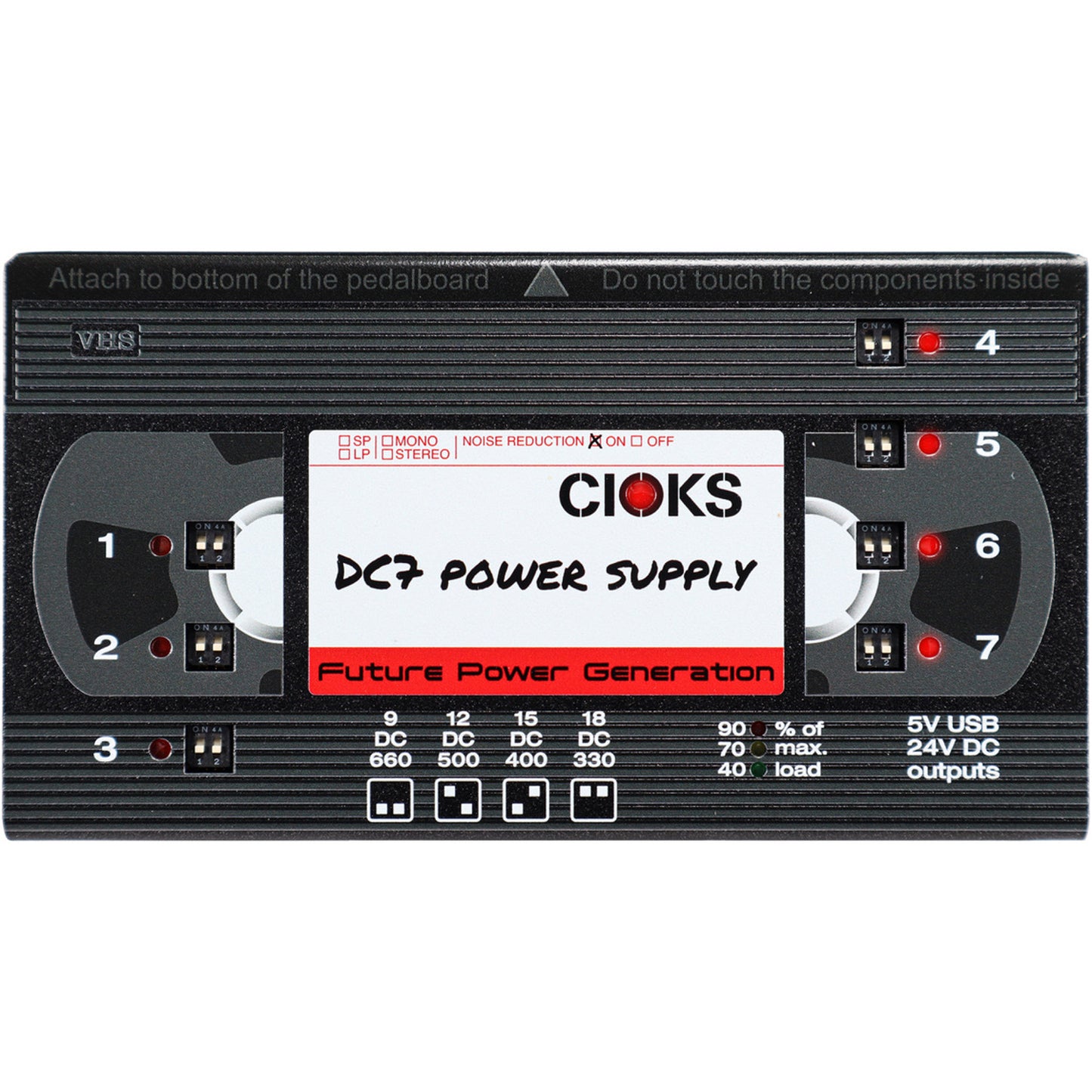 Cioks Limited Edition DC7 Power Supply - VHS Tape