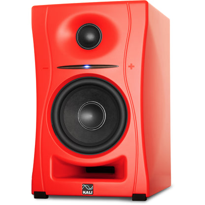 KALI AUDIO LP-UNF-R 4” Ultra Nearfield Powered Monitor System w/Bluetooth - Boundary Compensation EQ Settings - for Mixing, Recording, Audio Production - USB-C, TRS, RCA Inputs Red (Pair)