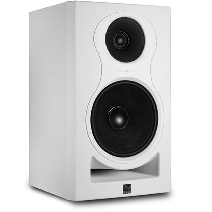 KALI AUDIO IN-8W V2 8" Powered 3-way Studio Monitor - 140W Speaker System - Boundary Compensation EQ Settings - For Mixing, Recording, Audio Production - XLR, TRS, RCA Inputs - Single, White