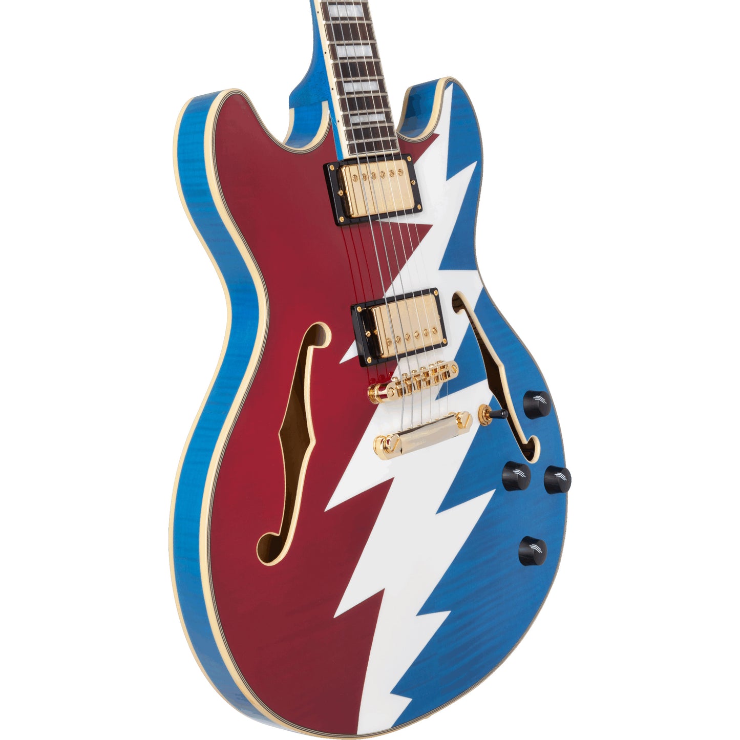 D'Angelico Grateful Dead Premier DC Semi-hollowbody Electric Guitar