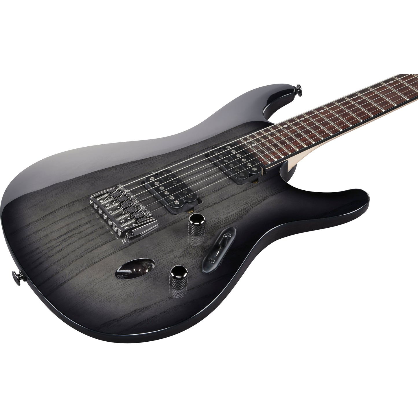 Ibanez S6621AH S Prestige 6-String Electric Guitar - Transparent Gray Burst