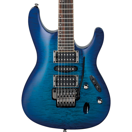 Ibanez S670QM S Standard 6 String Electric Guitar  - Sapphire Blue