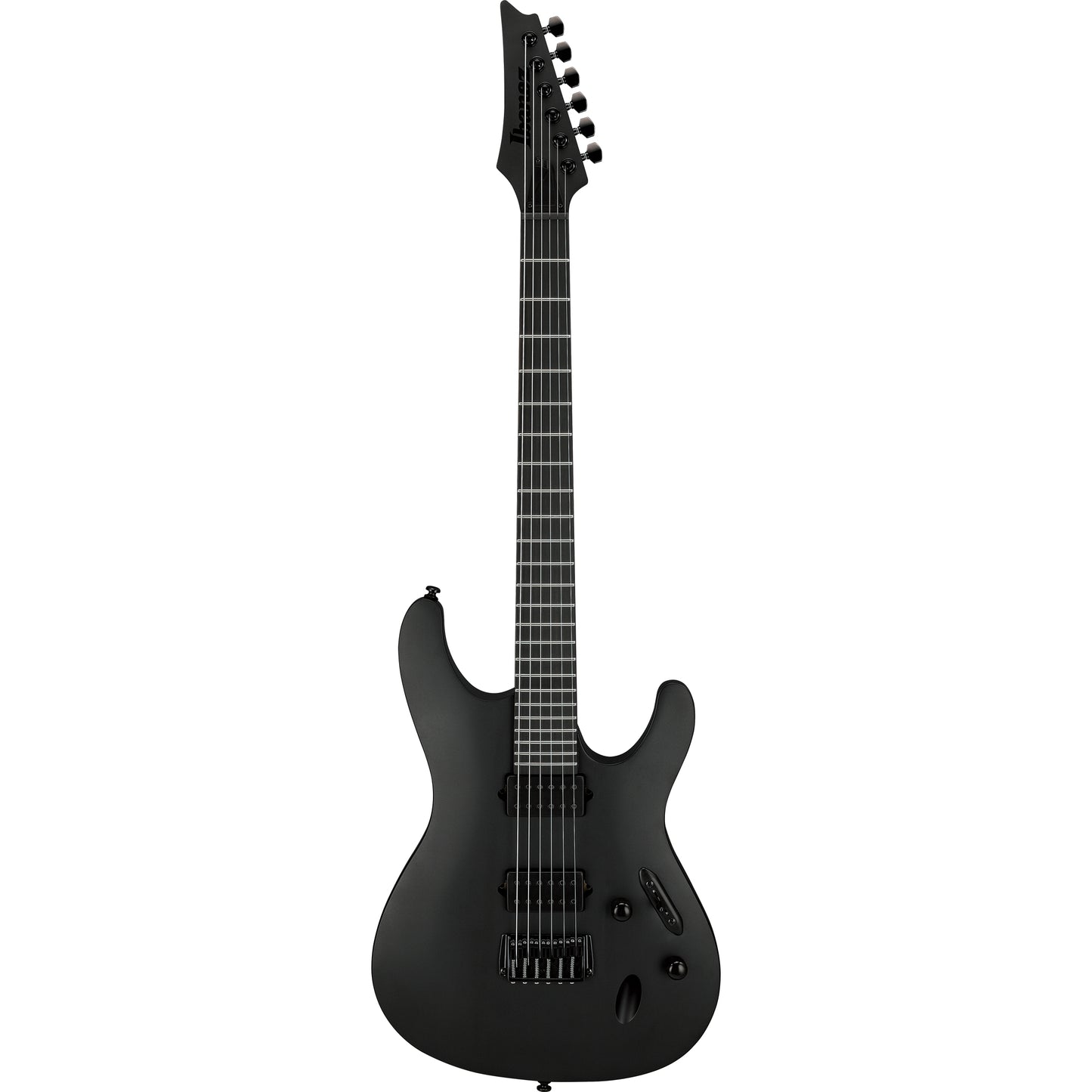 Ibanez S721RB S Iron Label 6-String Electric Guitar - Black Flat
