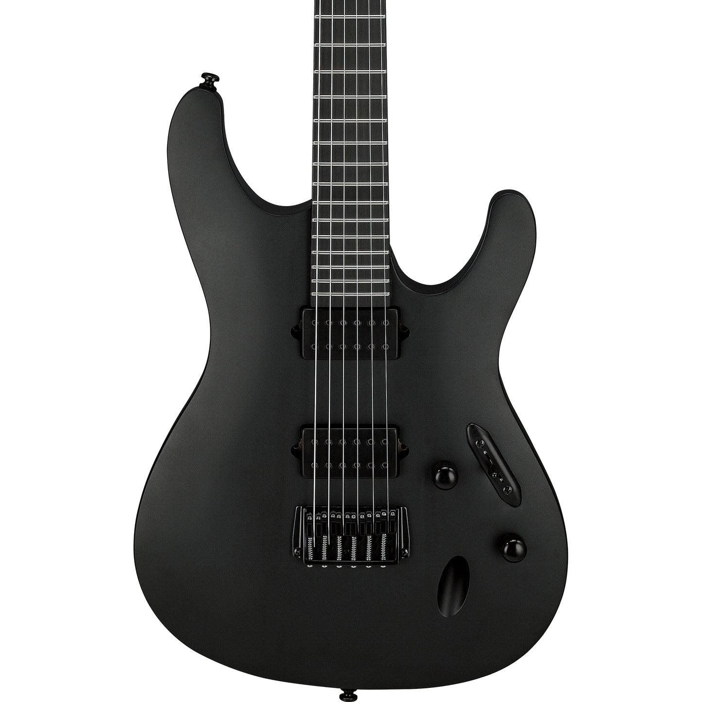 Ibanez S721RB S Iron Label 6-String Electric Guitar - Black Flat