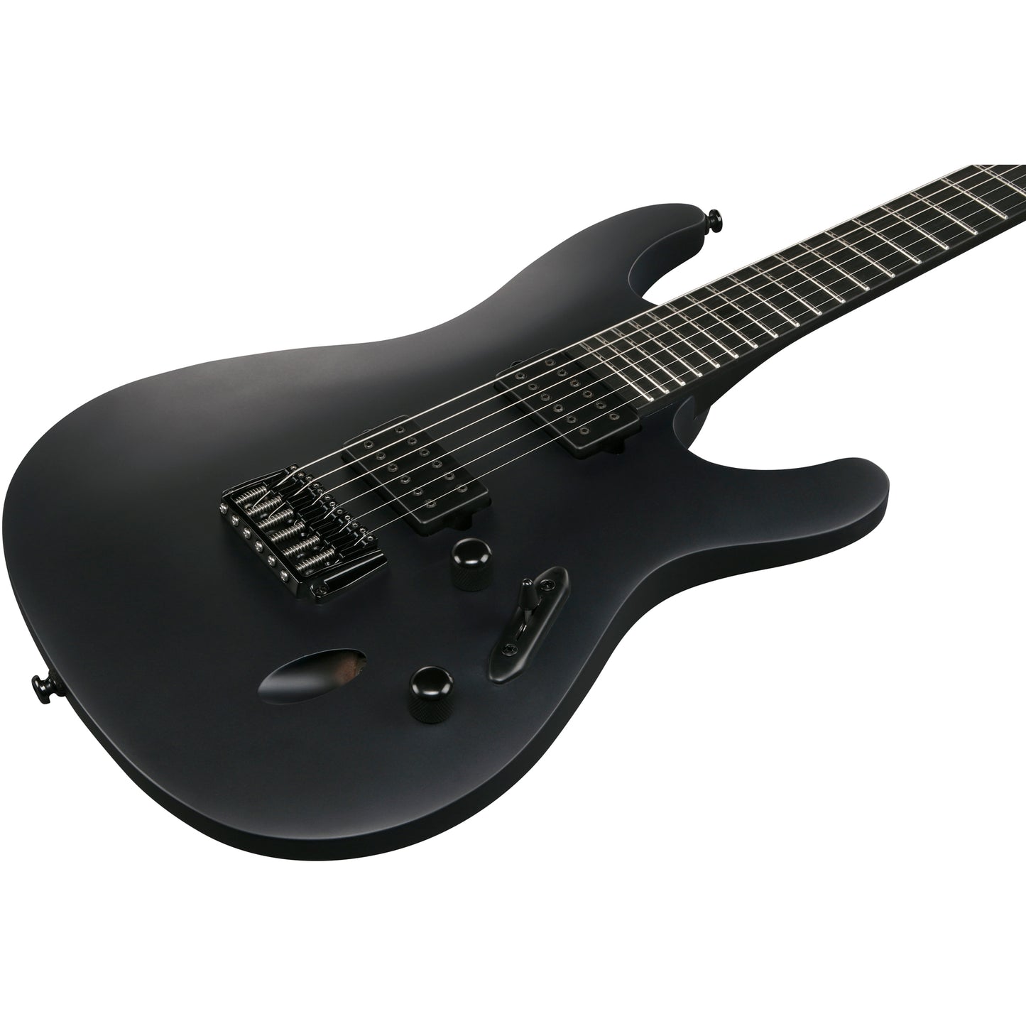 Ibanez S721RB S Iron Label 6-String Electric Guitar - Black Flat