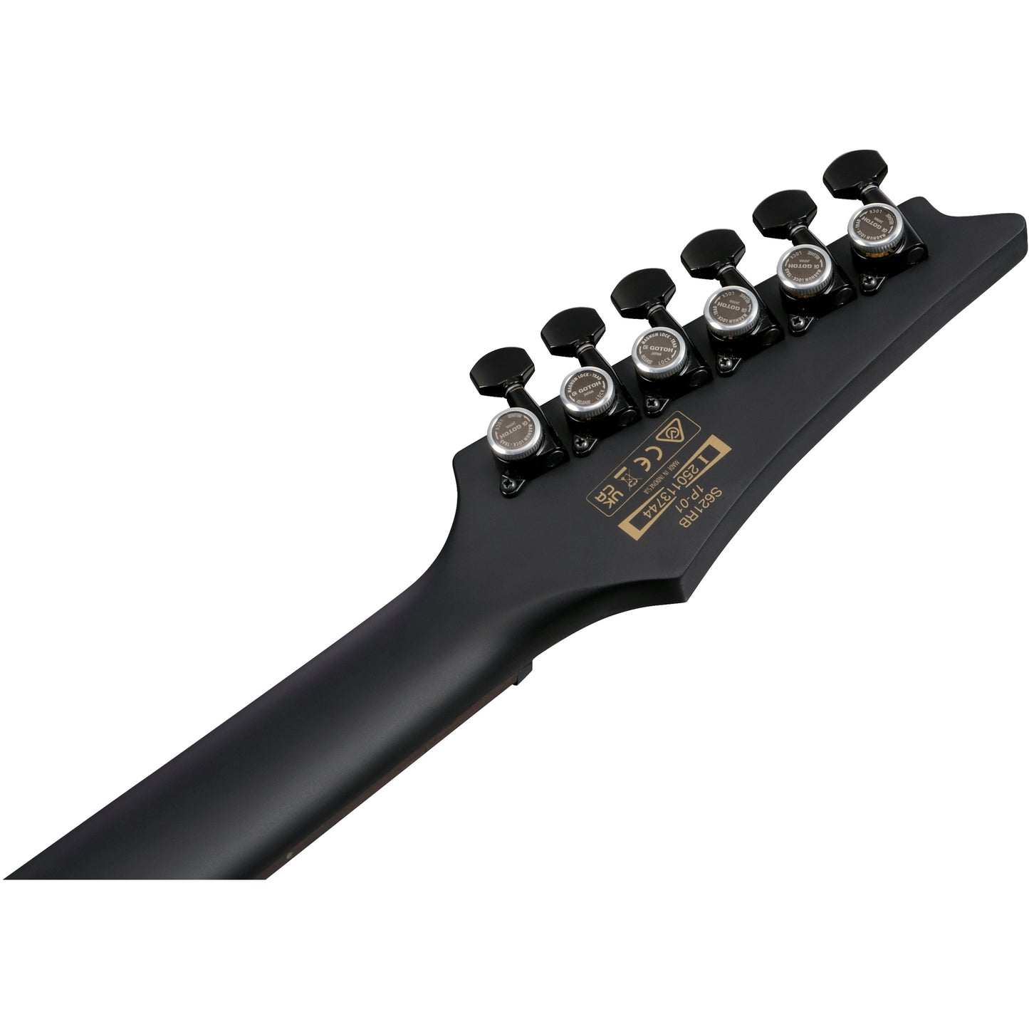 Ibanez S721RB S Iron Label 6-String Electric Guitar - Black Flat