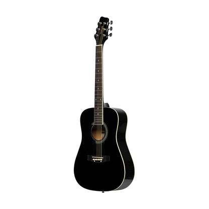 Stagg SA20D 3/4 Size Left Handed Acoustic Guitar in Black