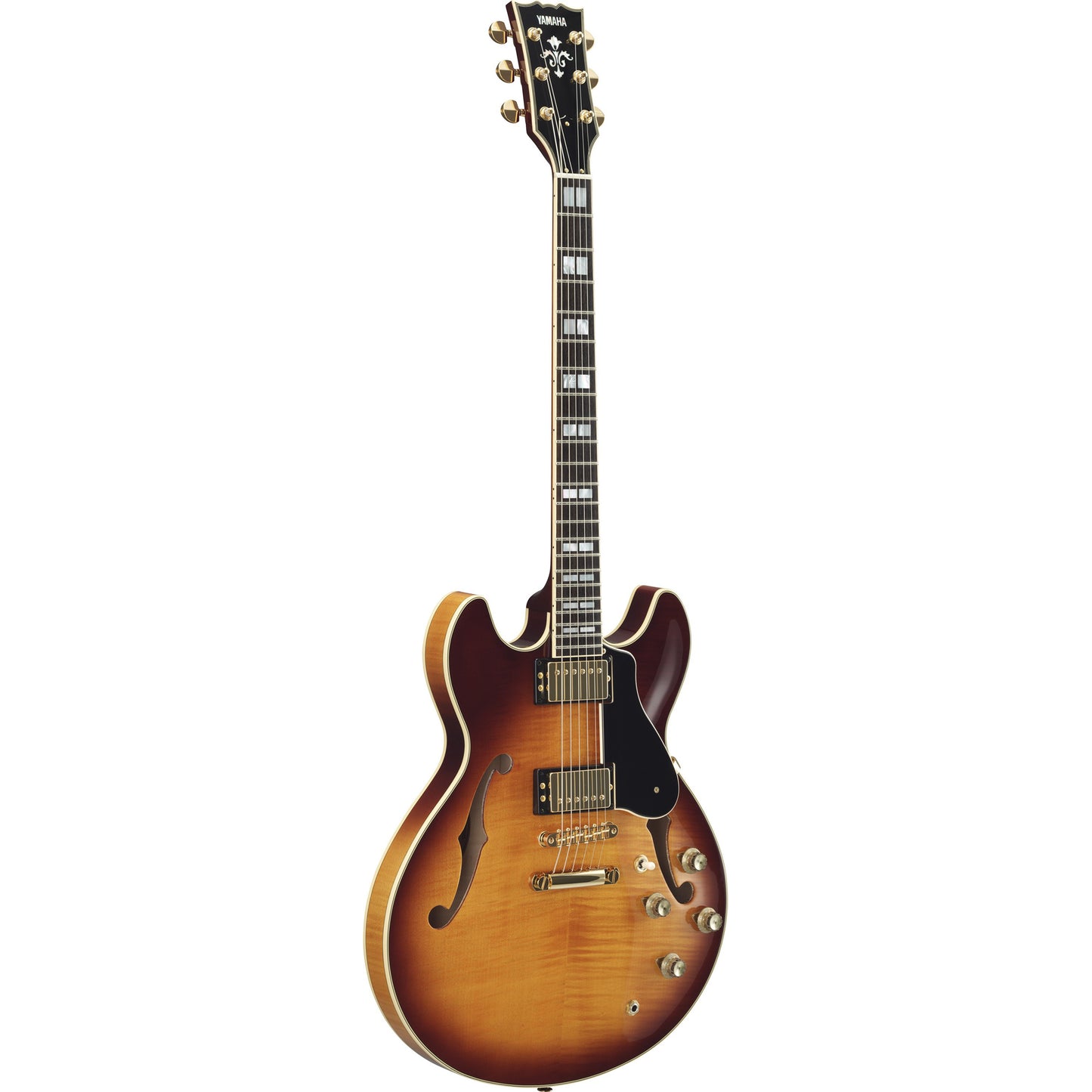 Yamaha SA2200 Semi Hollow Double-Cutaway Electric Guitar - Violin Sunburst