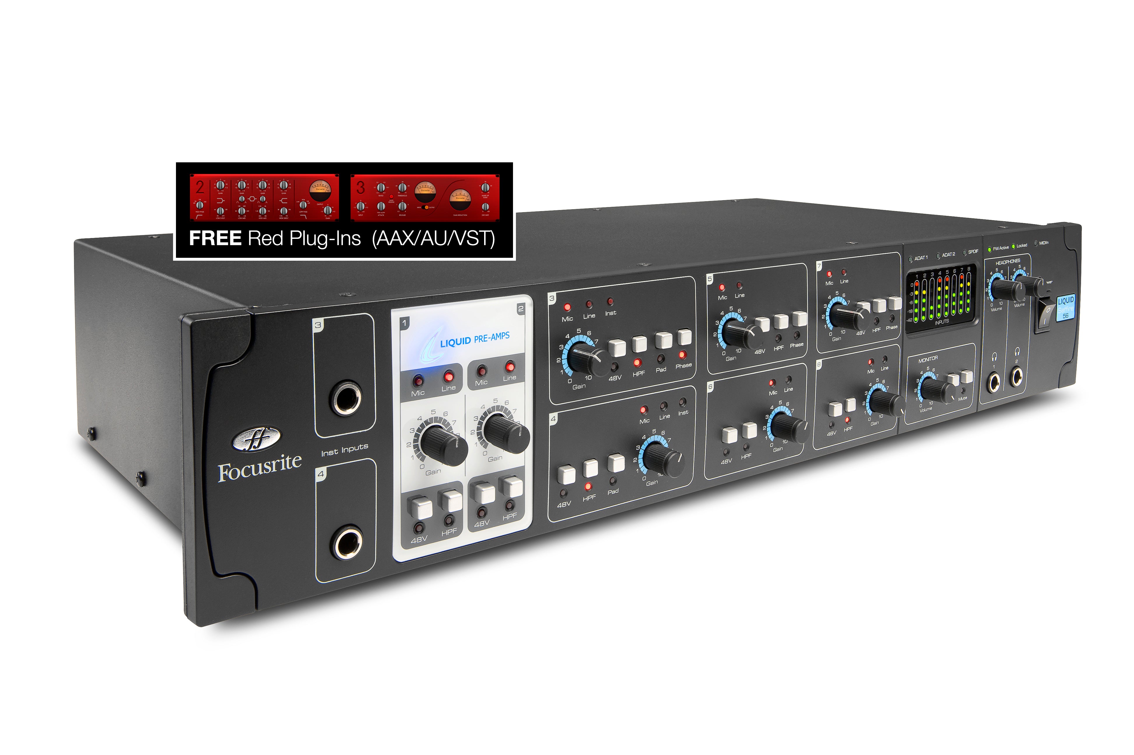 Firewire Interface Focusrite Liquid Saffire 56 Firewire Interface – Alto Music